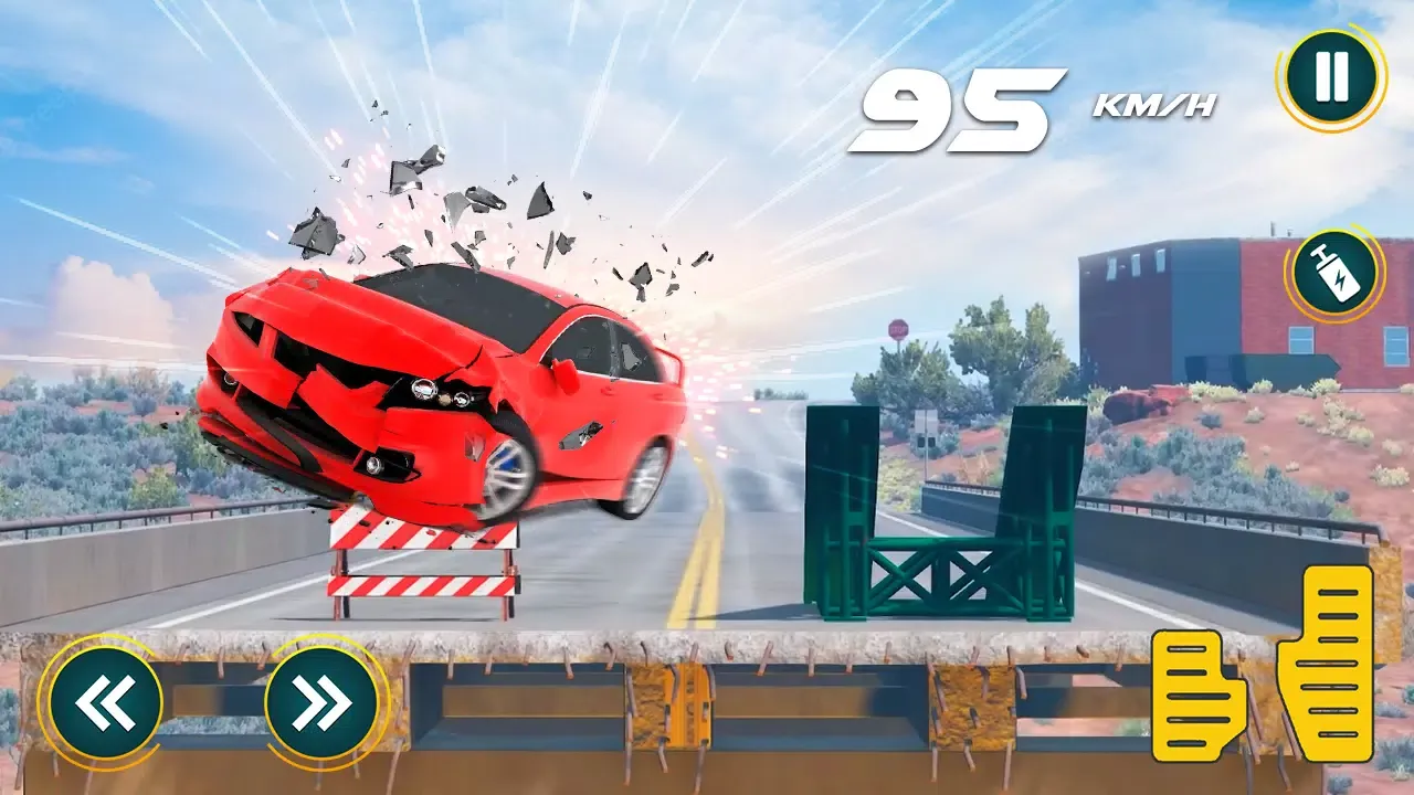 Captures d'écran de Mega Beam car drive Crash