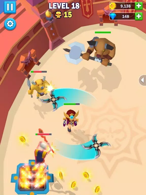 Capturas de pantalla de Spin Gladiator-One Shot iPad 