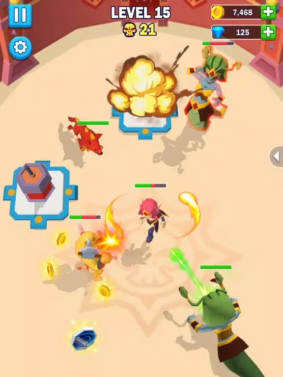 Capturas de pantalla de Spin Gladiator-One Shot iPad 