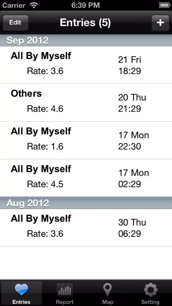 Скриншоты Sexperience - Keep track of your intimate moments with report generator for iPhone & iPad