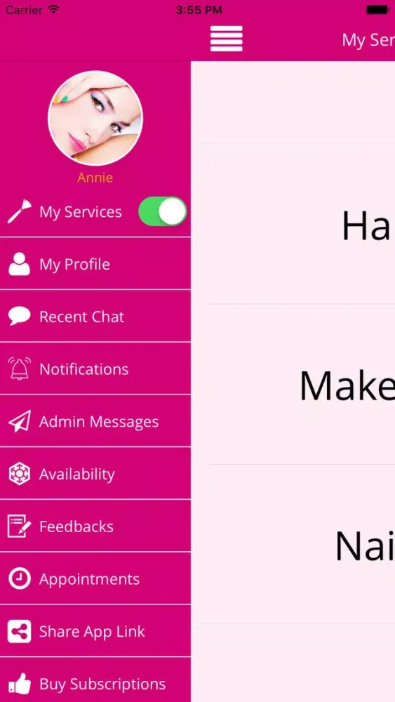 Ảnh chụp màn hình của GLAMBOOK