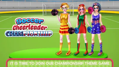 Capturas de pantalla de Soccer Cheerleaders Dressup