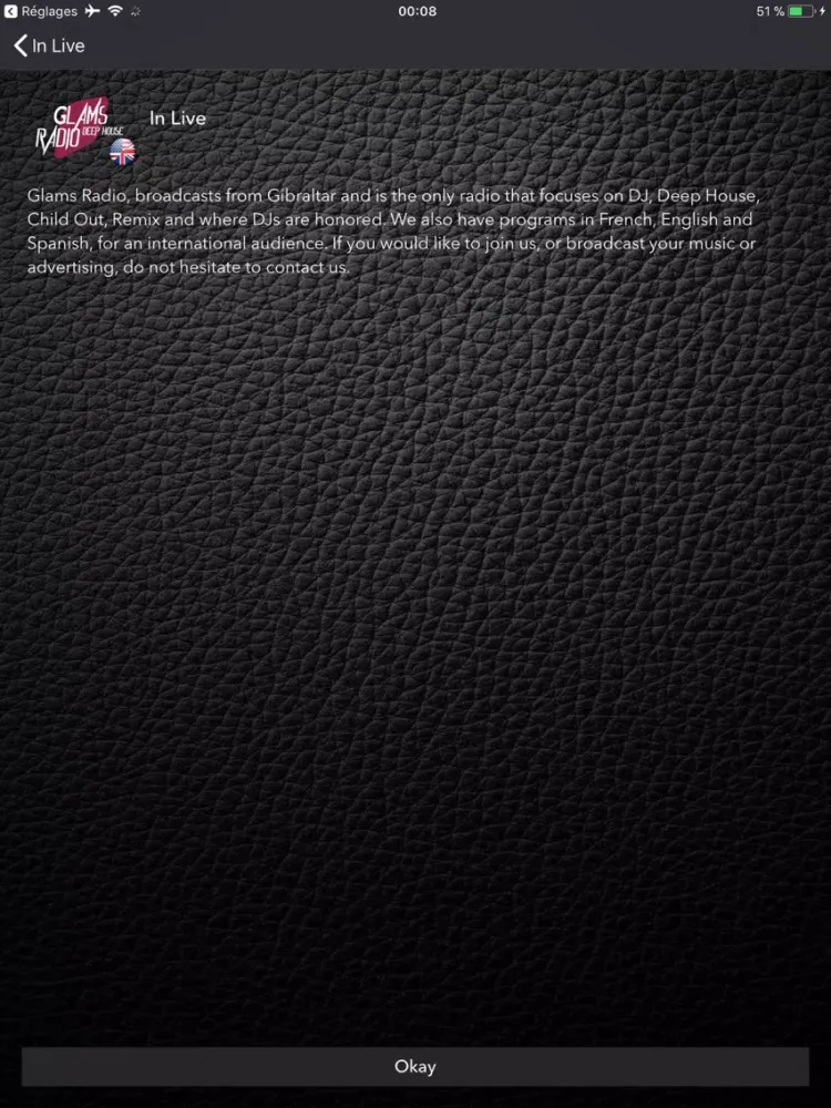 تصاویر Glams Radio iPad 