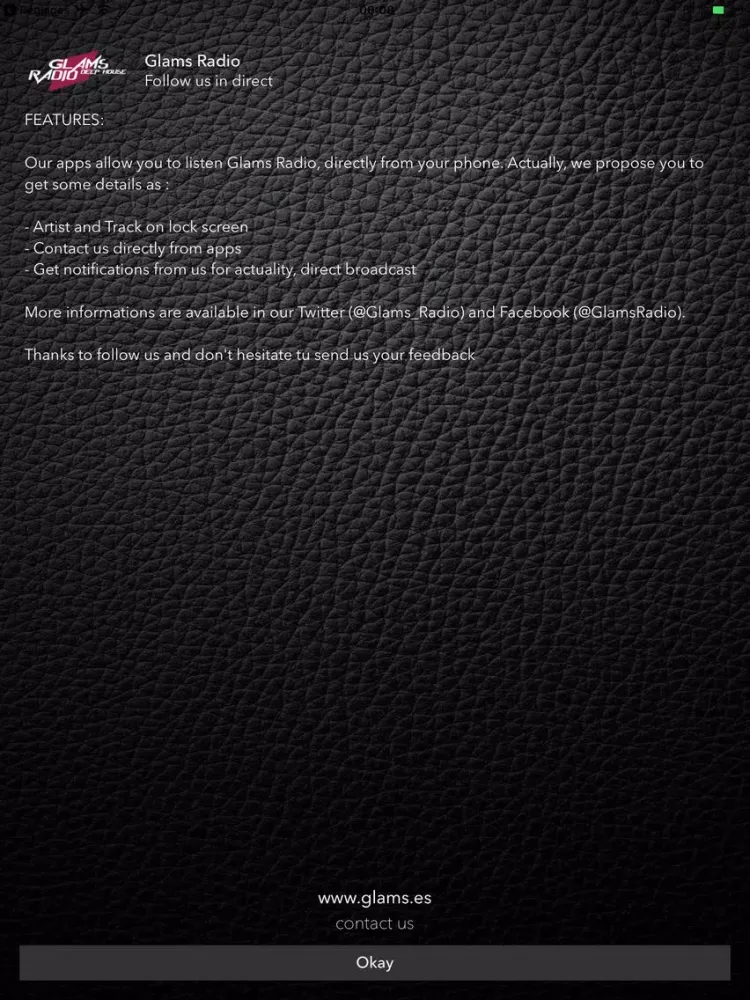 تصاویر Glams Radio iPad 