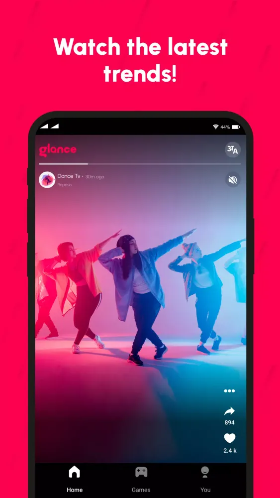 Capturas de tela do Glance for realme