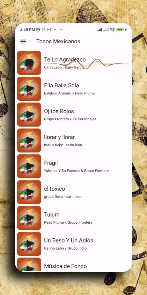 Mexican Ringtones Corrido স্ক্রিনশট