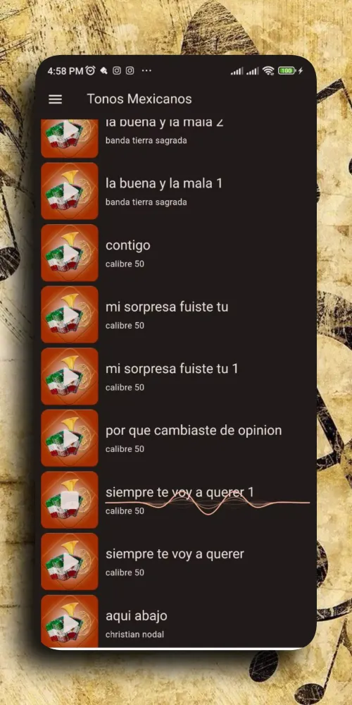 Mexican Ringtones Corrido স্ক্রিনশট