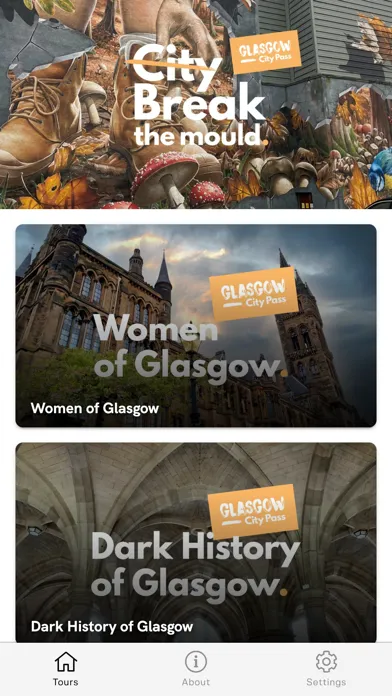 Tangkapan skrin Glasgow Walking Tours