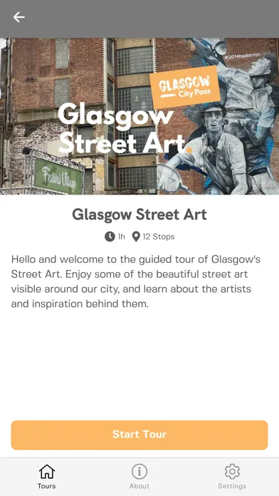 Tangkapan skrin Glasgow Walking Tours