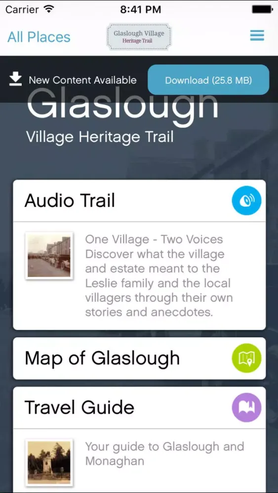 Glaslough Village Heritage Trail 스크린샷