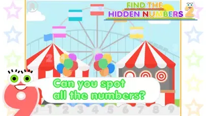 ภาพหน้าจอของ Find The Hidden Numbers 2 Kids