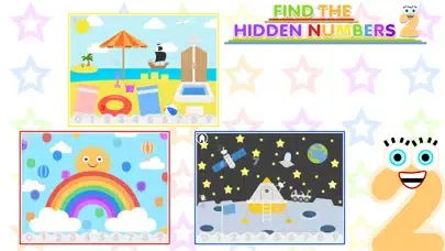 ภาพหน้าจอของ Find The Hidden Numbers 2 Kids