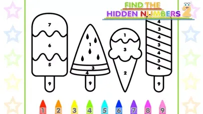 ภาพหน้าจอของ Find The Hidden Numbers 2 Kids