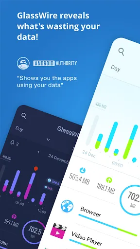 GlassWire Data Usage Monitor Screenshots