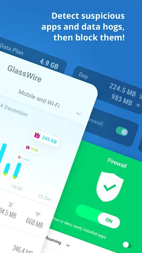 GlassWire Data Usage Monitor Screenshots