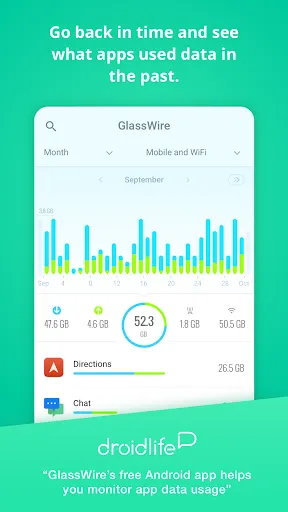 GlassWire Data Usage Monitor Screenshots