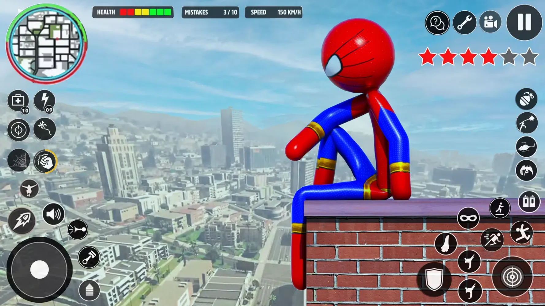 Spider Hero Man: Stickman Game Screenshots