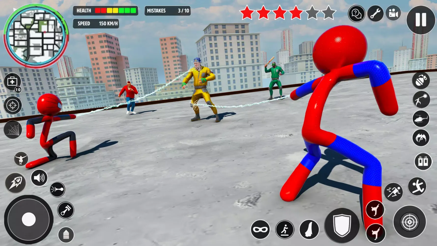 Spider Hero Man: Stickman Game Screenshots