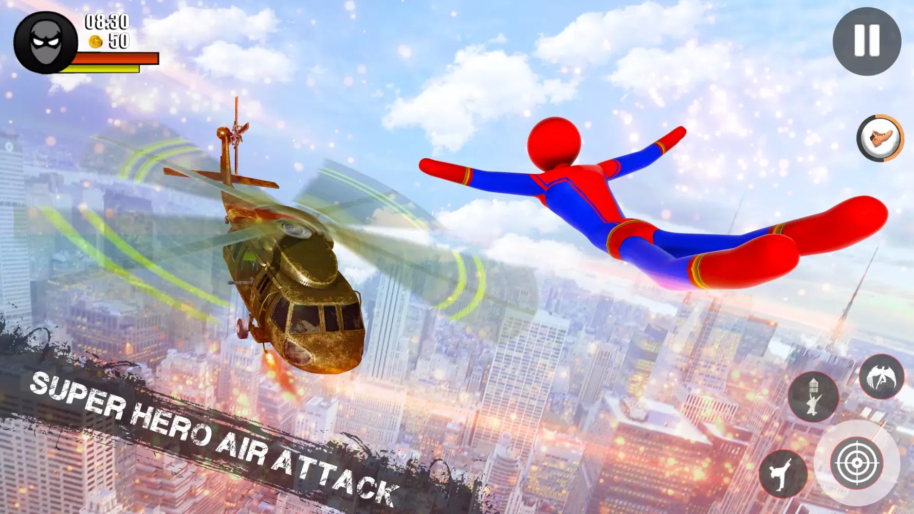 Spider Hero Man: Stickman Game Screenshots