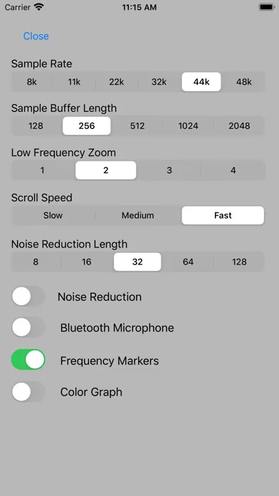 Audio Spectrum Viewer Screenshots