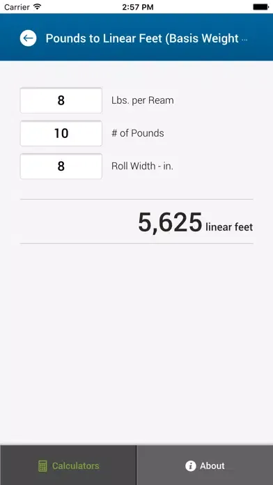 Capturas de pantalla de Flexible Packaging Calculator