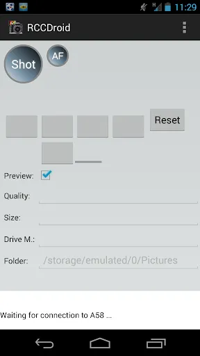 RCCDroid Remote shutter Sony应用截图