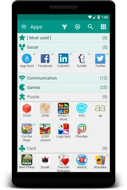 Glextor App Folder Organizer-screenshot-1