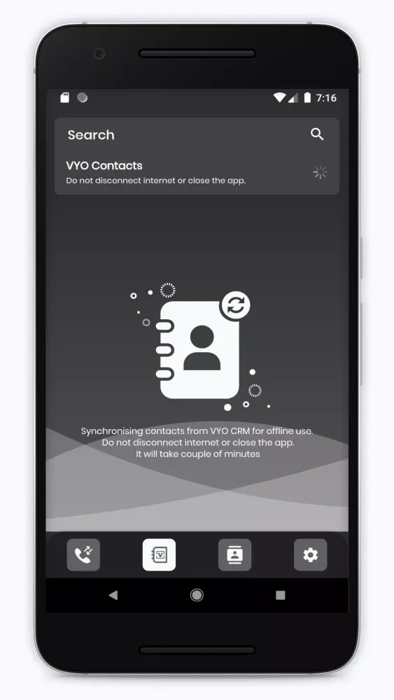 VYO Contacts Screenshots