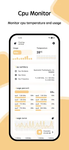 CPU Monitor - temperature Screenshots