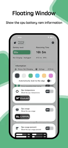 Battery manager and monitor Screenshots