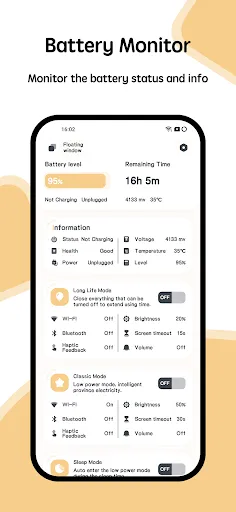 Battery manager and monitor Screenshots