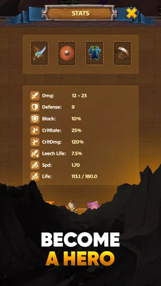 Fantasy Dungeon Heroes应用截图
