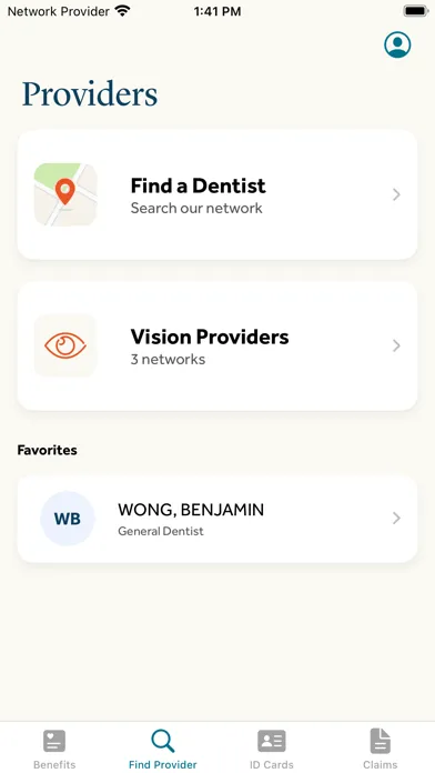 ภาพหน้าจอของ Guardian® Dental & Vision
