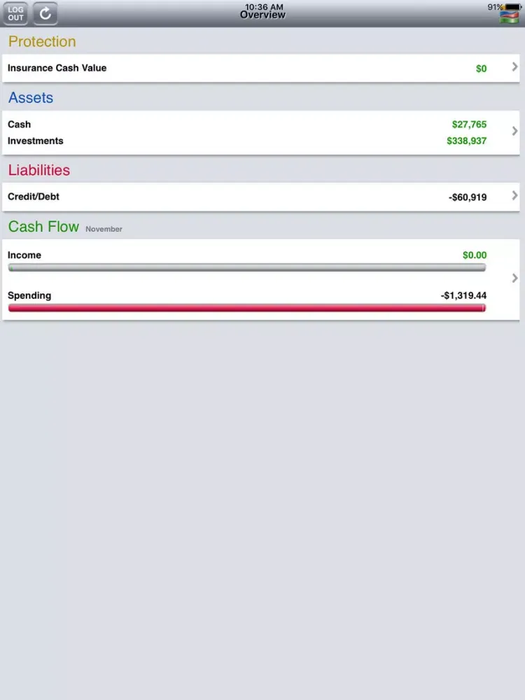 LBS Mobile iPad 应用截图