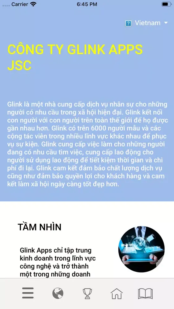 GLINK Apps سکرین شاٹس