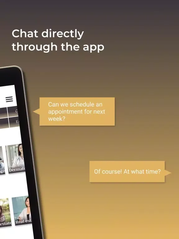 Glint: Connect and Hire iPad  Ekran Görüntüleri