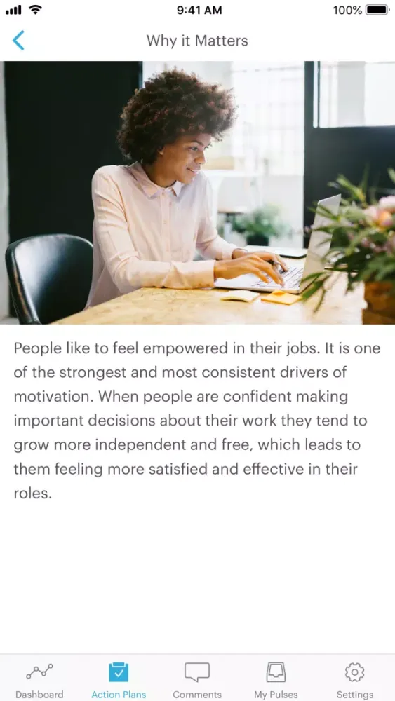 Captures d'écran de Glint People Success Platform