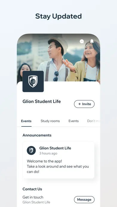 Glion Student Life سکرین شاٹس