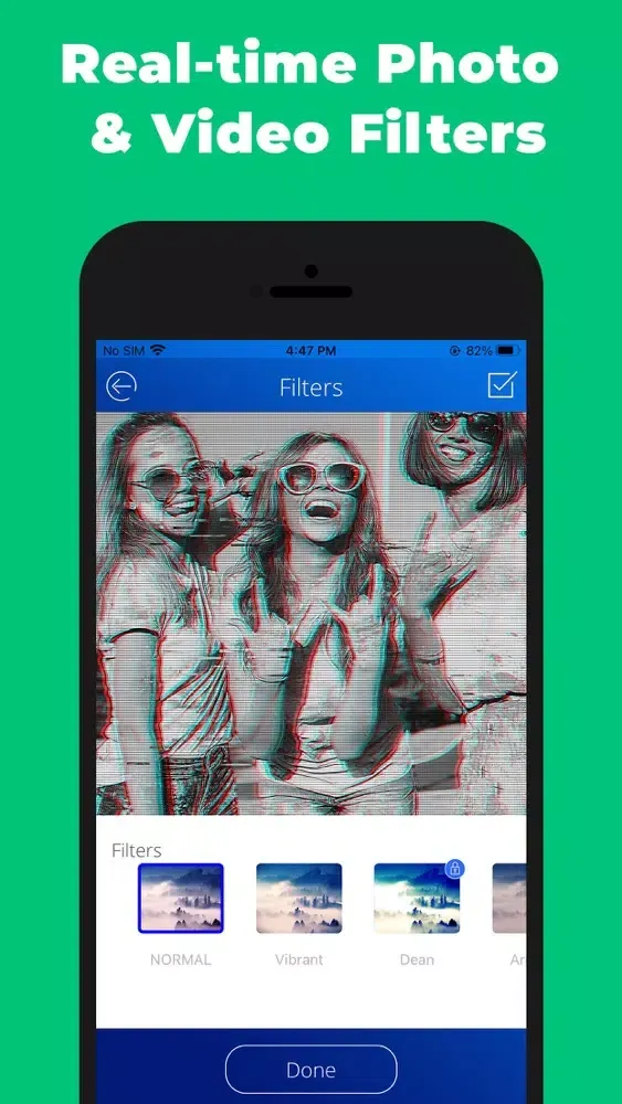 Tangkapan layar Glitch Art Cam - Video Editor