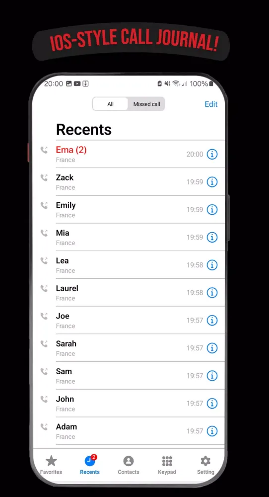 iCaller, Caller Theme & Dialer Screenshots