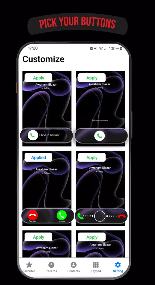 iCaller, Caller Theme & Dialer Screenshots
