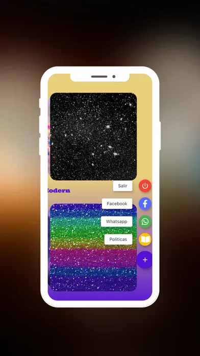 Captures d'écran de Glitter Wallpapers Glitzy