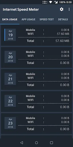 Internet Speed Meter スクリーンショット