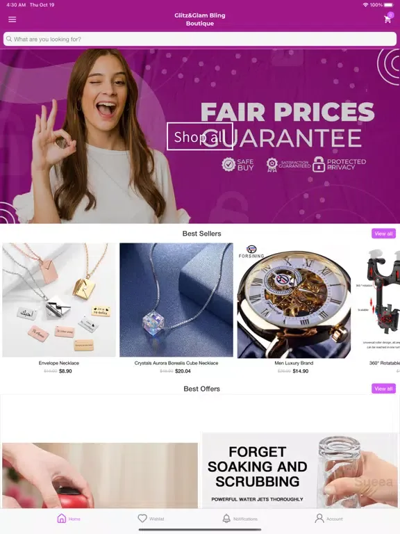 Glitz&Glam Bling Boutique iPad  스크린샷
