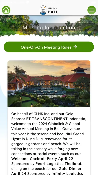 AGM 2024 Bali GLNK / GLVNET 스크린샷