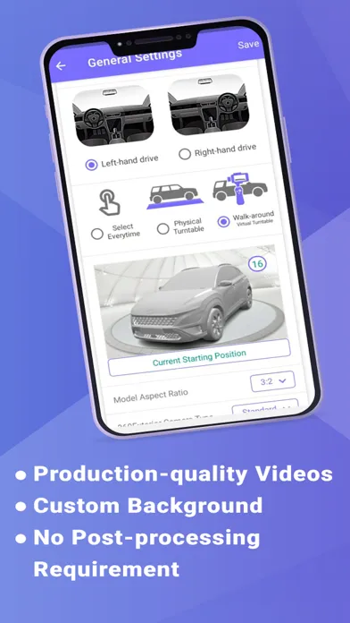 Zrzuty ekranu Glo3D | 360 Car Photography