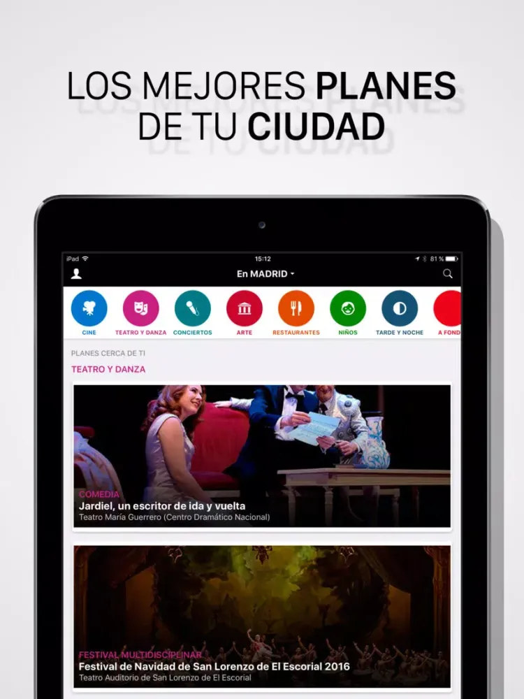 Zrzuty ekranu Guía del Ocio iPad 