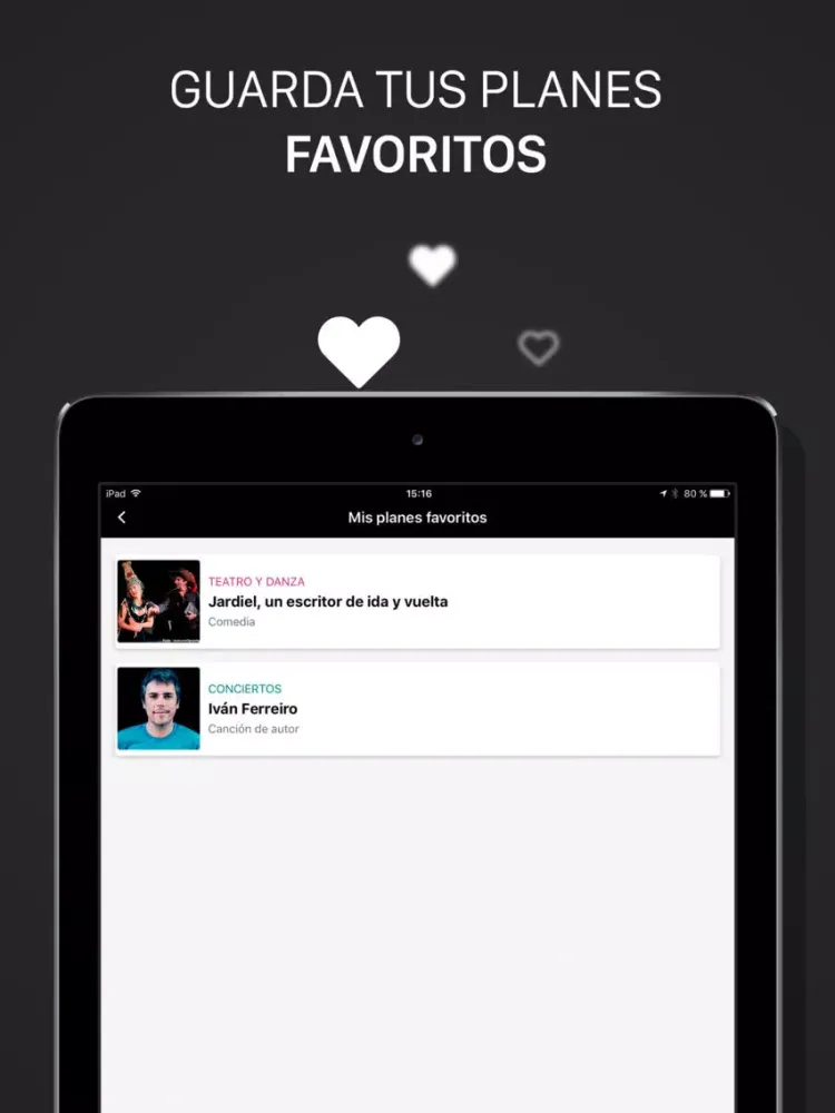 Zrzuty ekranu Guía del Ocio iPad 