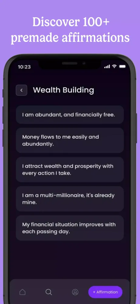 Avra Affirmations سکرین شاٹس