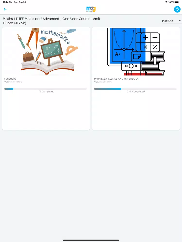 Ảnh chụp màn hình của My eGuru: Online Learning App iPad 